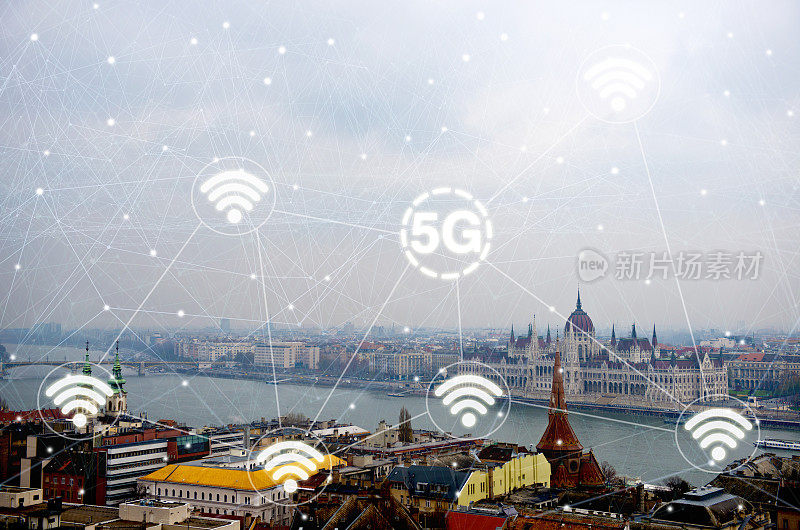 5G wifi技术数字概念